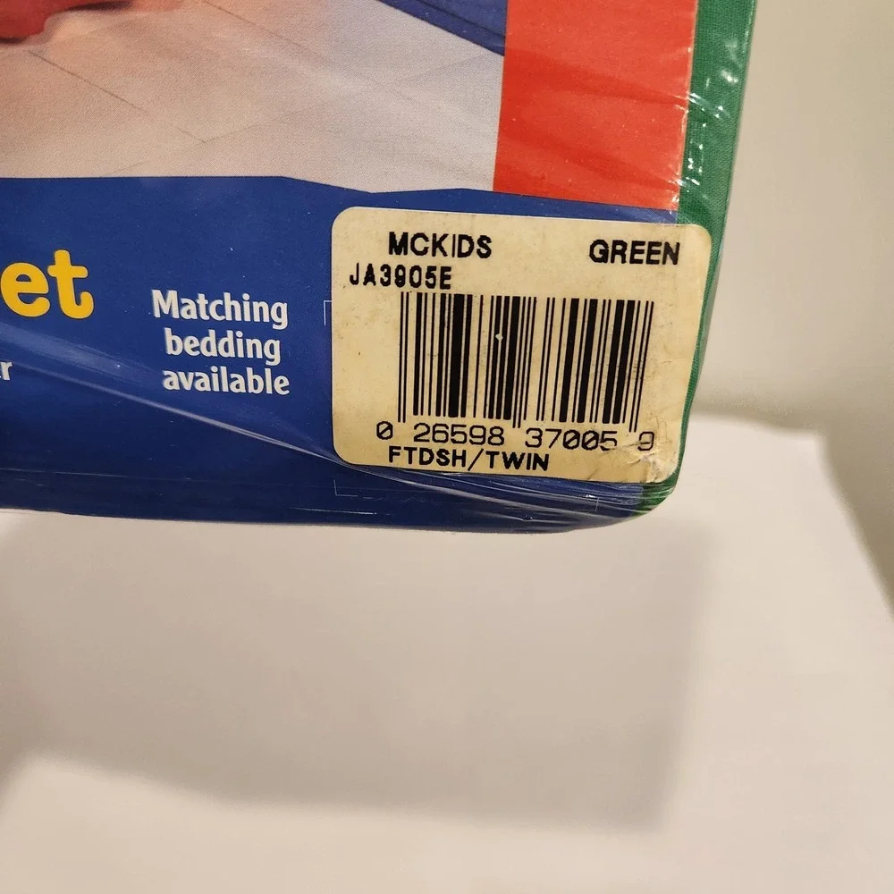 Vintage McDonald's Twin Fitted Sheet